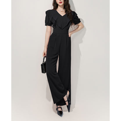 French Minimalist Fitted Jumpsuit
