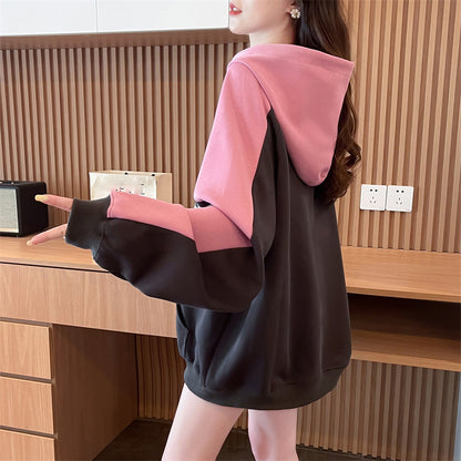 Composite Milk Silk Long-Sleeved Sweatshirt