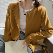 Knitted Cardigan Coat Outerwear Sweater Tops
