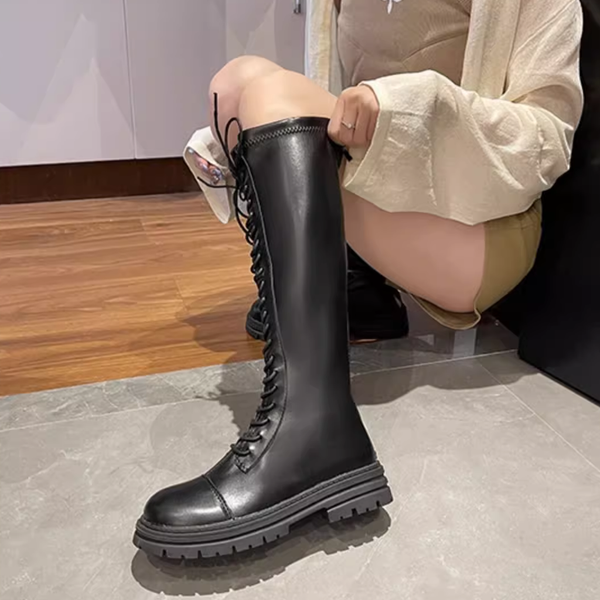 New Style Thick-Soled Elastic High Knight Boots