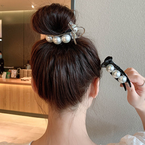 Rainbow meatball hairstyle clip hair accessories