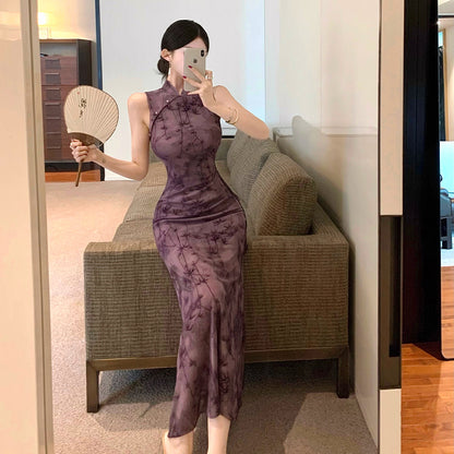 New Chinese Style Bamboo Improved Cheongsam Dress