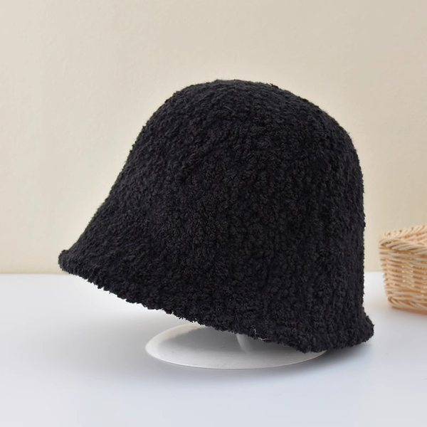 Basin Knitted Plush Bucket Fashionable Versatile Hat