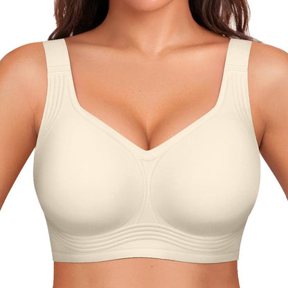 Women Jelly Bras Wirefree Full Coverage No Underwire Everyday Bras Comfortable Wireless Padded Tshirt Bra