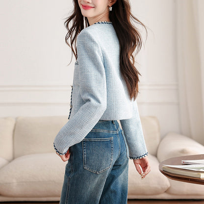 Stylish Blue Short Jacket