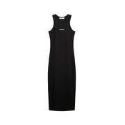 Letter design temperament bodycon vest dress
