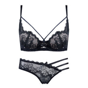 Sexy lace sponge padded push up bra underwear