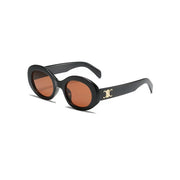 Oval Uv Protection Fashion Sunglasses