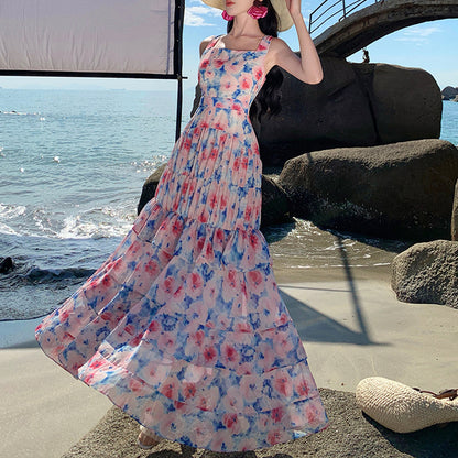 French-Style Floral Cake Dress