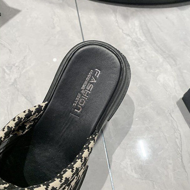 Thick-soled slippers platform half-trail beach sandals