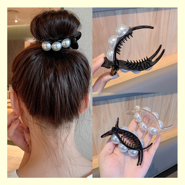Rainbow meatball hairstyle clip hair accessories