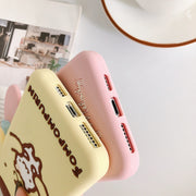 Silicone cartoon dog iphone case