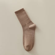 Textured Stretch Non-Slip Cotton Socks