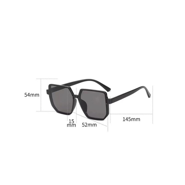 Irregular Frame Retro Uv Protection Sunglasses
