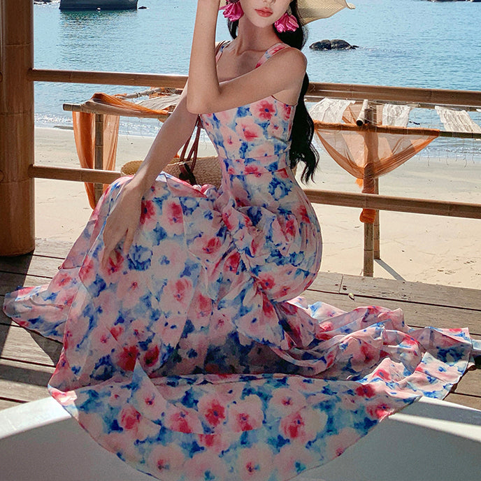 French-Style Floral Cake Dress