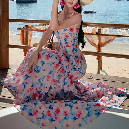 French-Style Floral Cake Dress