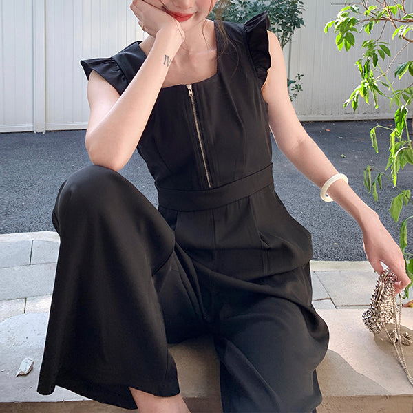 Summer Fashion Black Jumpsuit