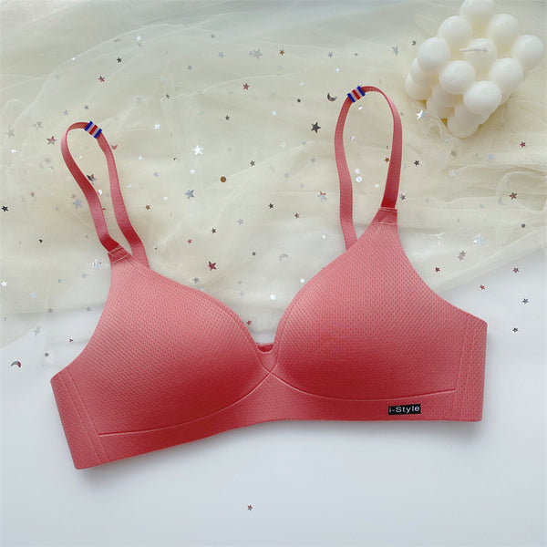 Candy Color Breathable Beautiful Back Bra Underwear