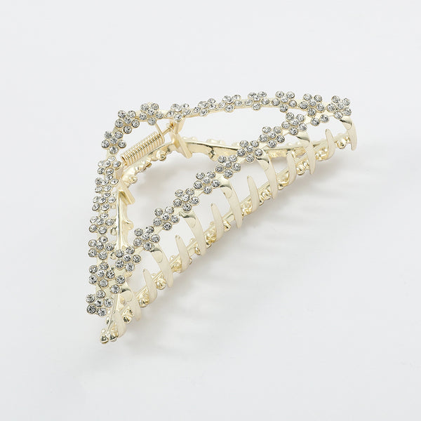 Pearl Flower Diamond Metal Hair Clip