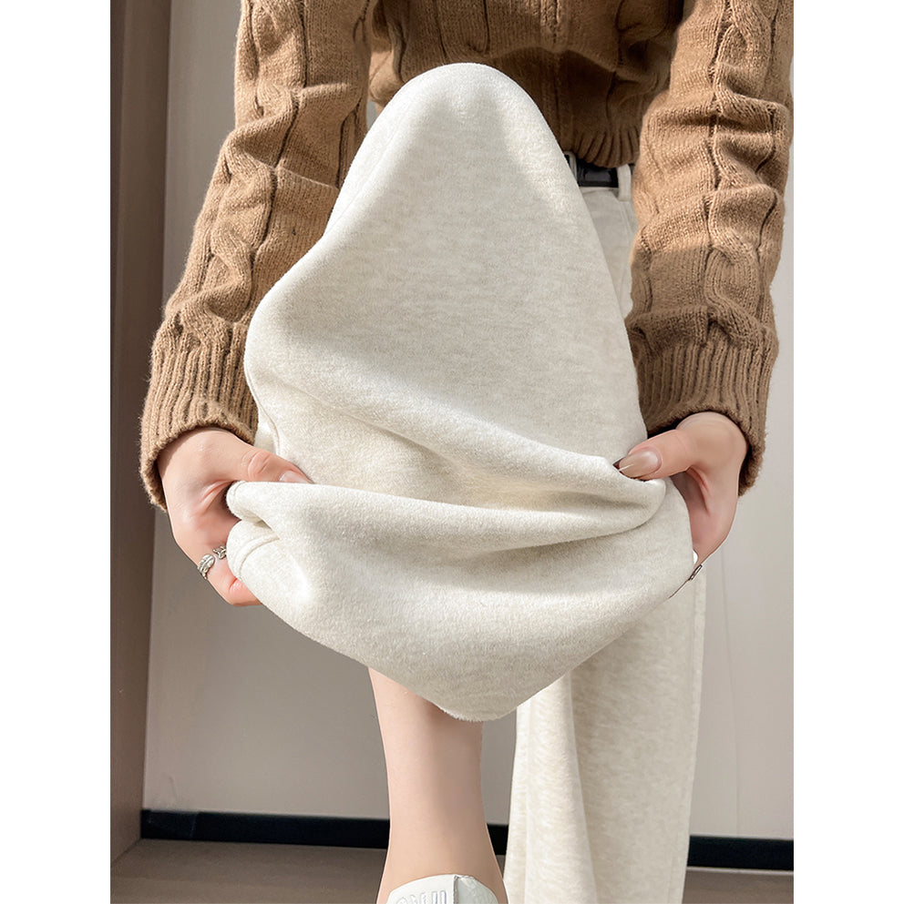 Off-White Cashmere Casual Trousers