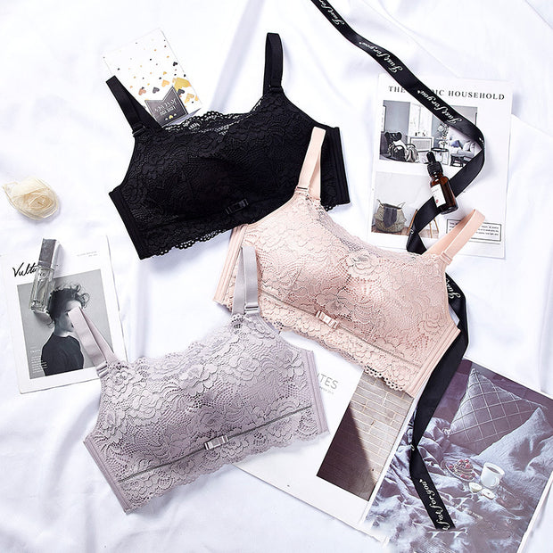 Lace tube top no steel ring underwear bra