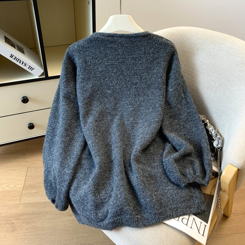 Stylish Camisole Knit Sweater Two-Piece Set