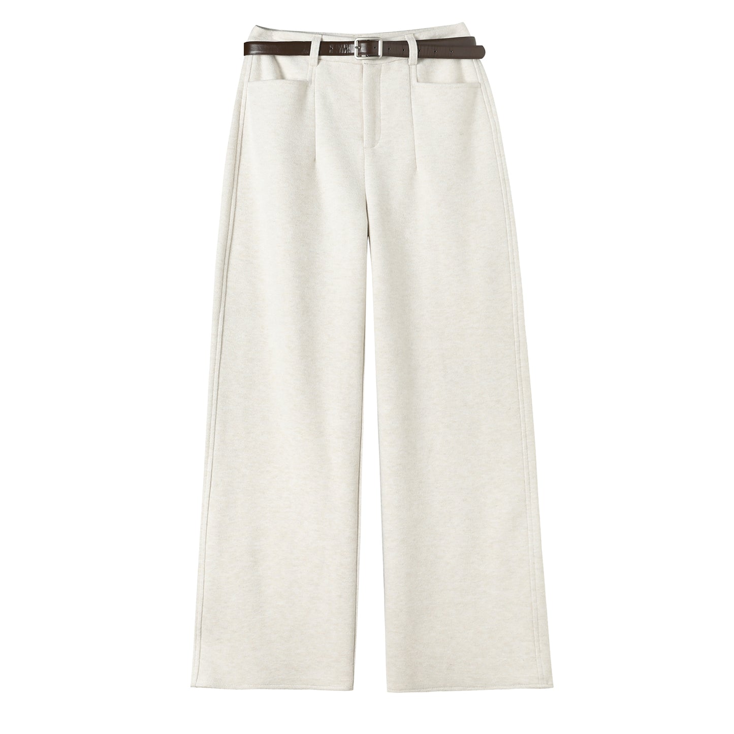 Off-White Cashmere Casual Trousers