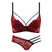 Sexy lace sponge padded push up bra underwear