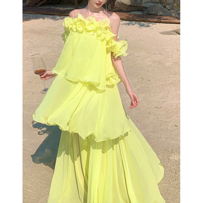 One-Shoulder Super Fairy Princess Style Dress