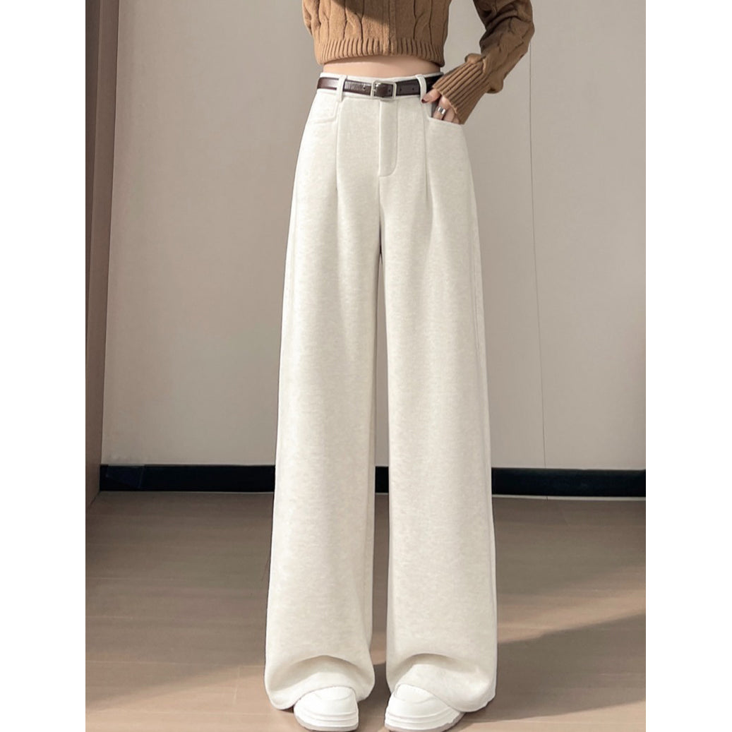 Off-White Cashmere Casual Trousers