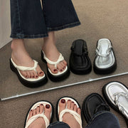 Platform flip-flops outerwear beach sandals