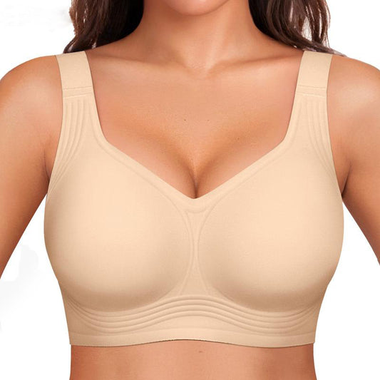 Women Jelly Bras Wirefree Full Coverage No Underwire Everyday Bras Comfortable Wireless Padded Tshirt Bra