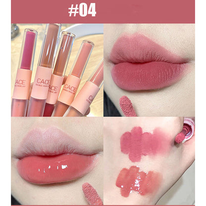 Double-Ended Lip Glaze 6 Colors Optional
