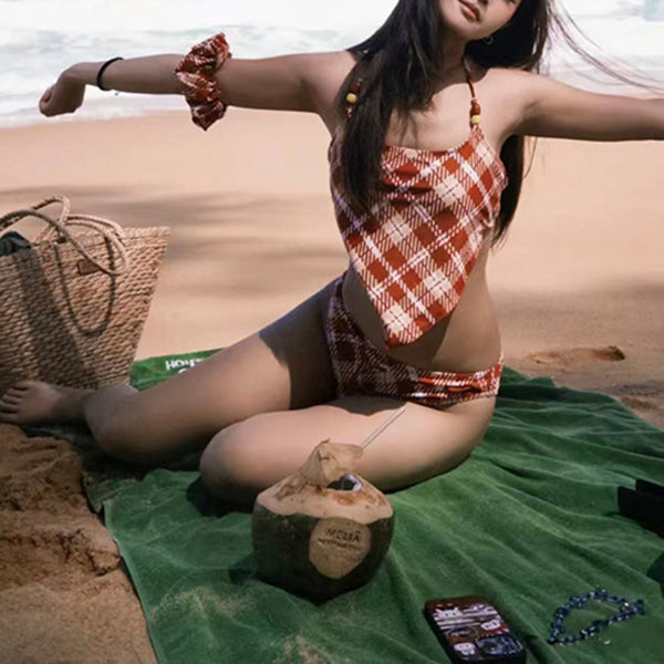 Retro Plaid Sexy Bikini
