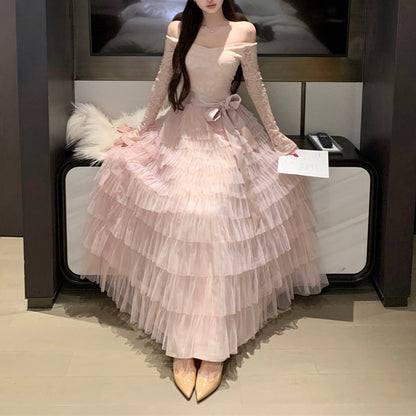 Sweet And Sexy Mesh Lace Birthday Dress