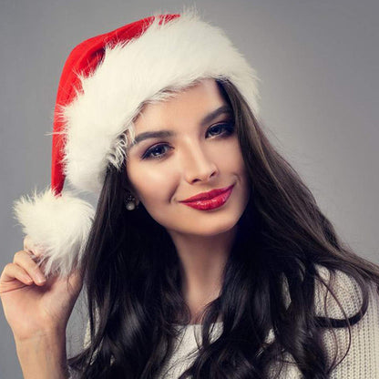 Adults And Children Red Christmas Hat