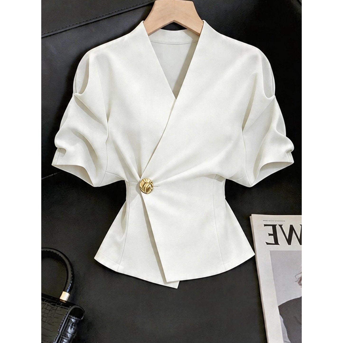 White French-style Fitted Shirt