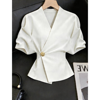 White French-style Fitted Shirt