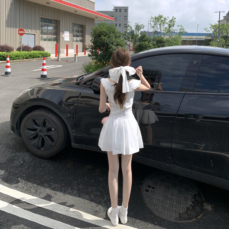 Sexy And Sweet White Dress