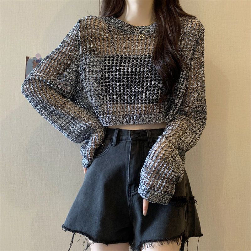 New Summer Lightweight Open-Knit Cover-Up