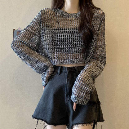 New Summer Lightweight Open-Knit Cover-Up