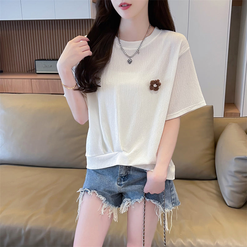 Irregular Fashionable Short-Sleeved T-Shirt