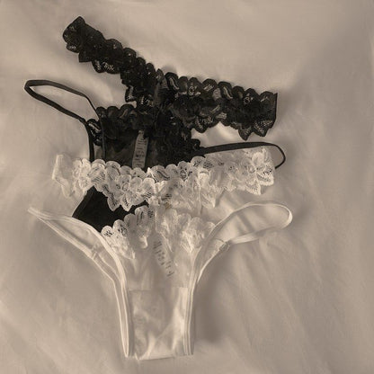 Sexy Lace High-Waisted Thong