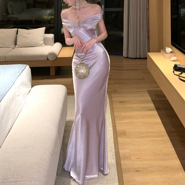 Sexy And Elegant Backless Evening Gown