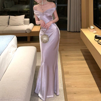 Sexy And Elegant Backless Evening Gown
