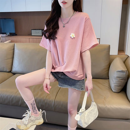 Irregular Fashionable Short-Sleeved T-Shirt