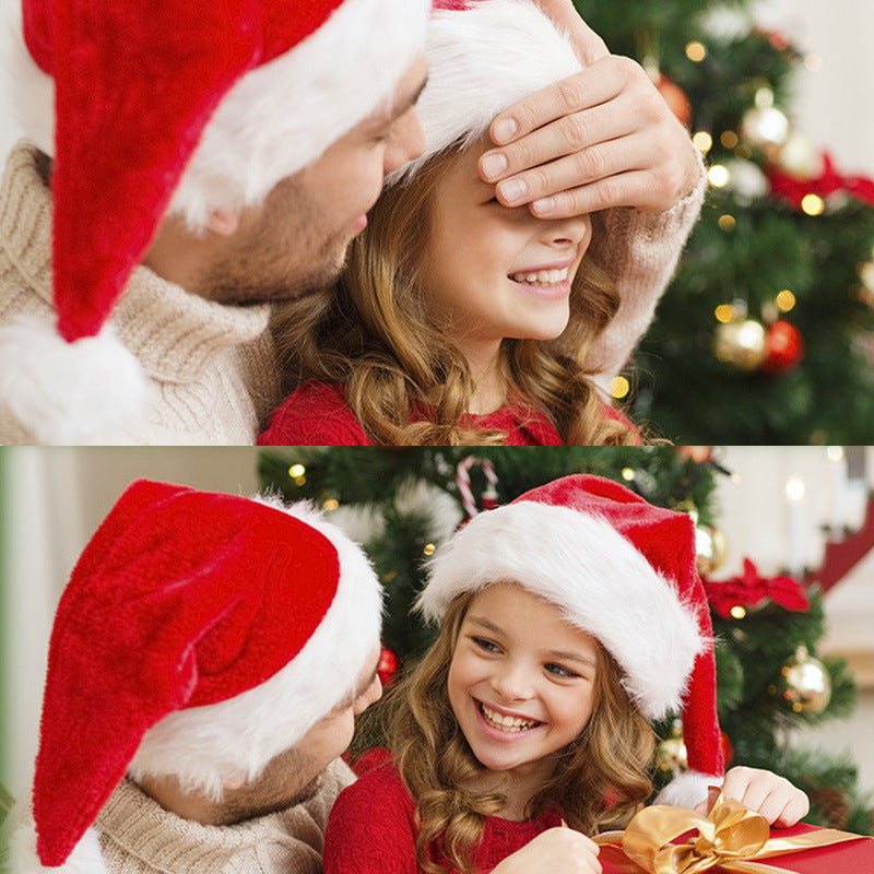 Adults And Children Red Christmas Hat