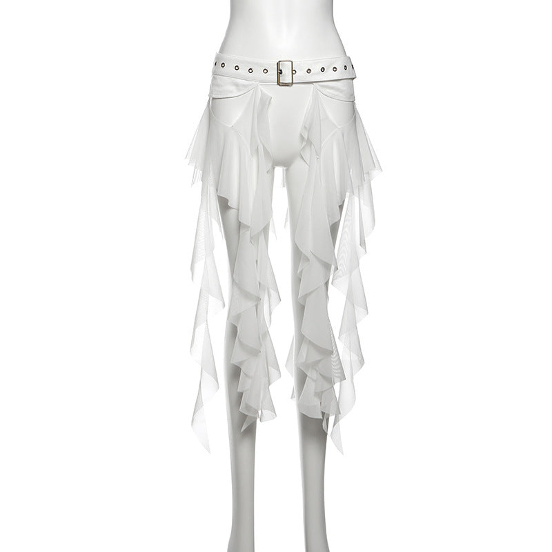 Fashionable and casual trendy irregular all-match ribbon waist belt