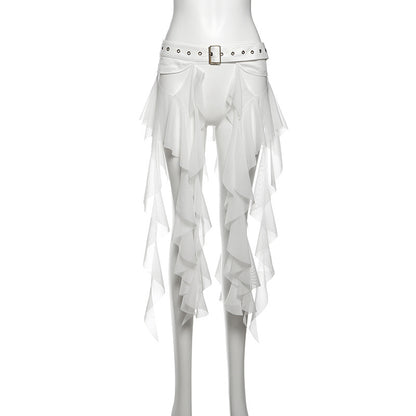 Fashionable and casual trendy irregular all-match ribbon waist belt