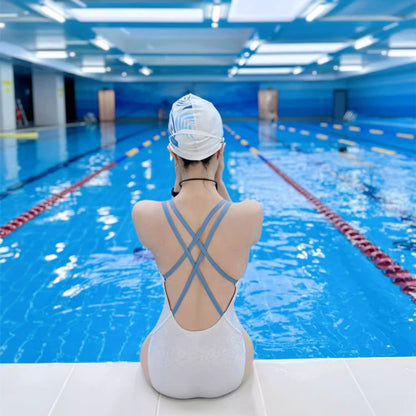 Professional Competitive One-Piece Triangular Swimsuit